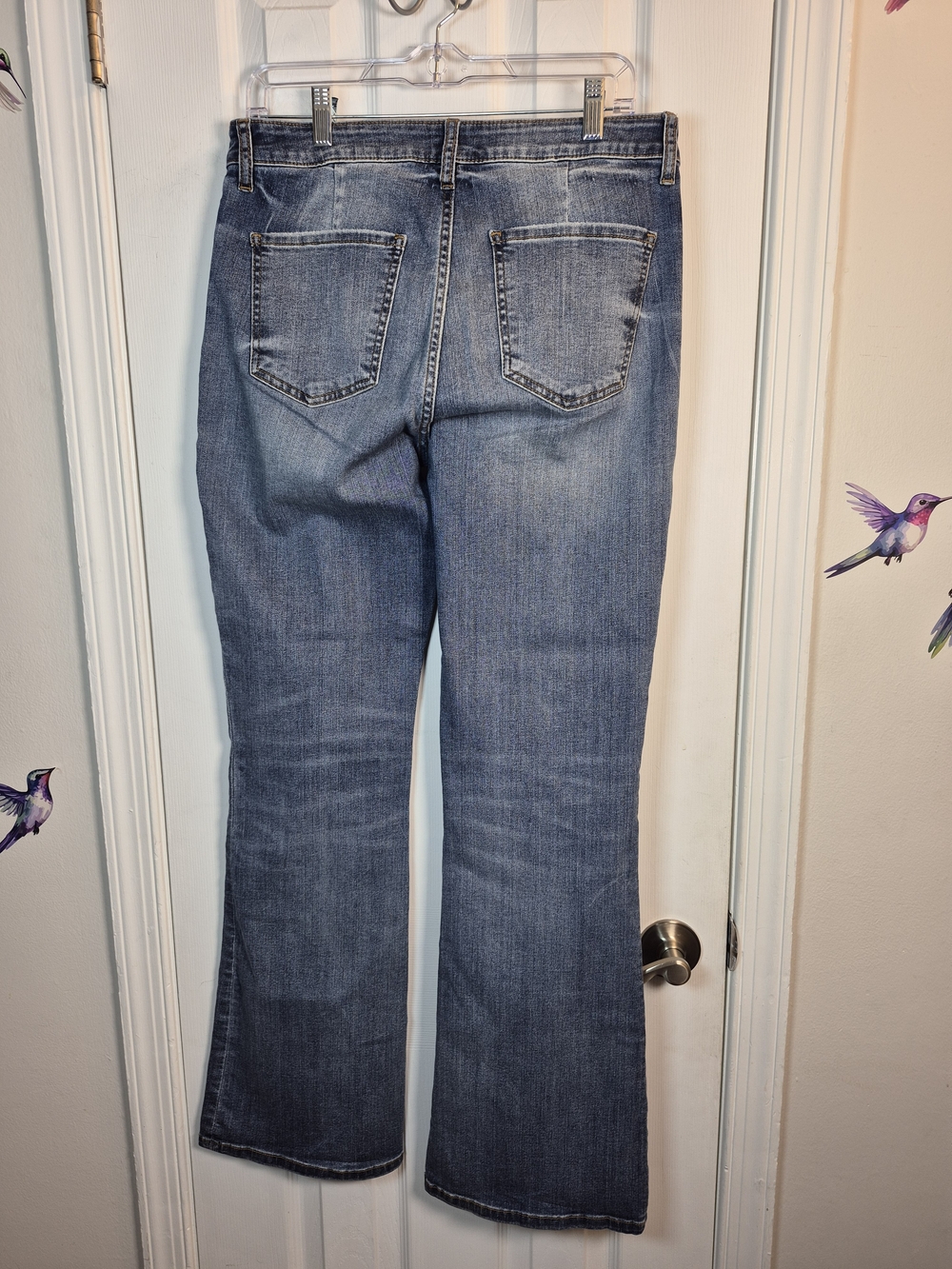 Kut From The Kloth Ana High Rise Fab Ab Flare Jeans Medium Wash 8 - Picture 2 of 7